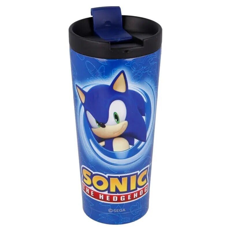 Sonic the Hedgehog roostevabast terasest kohvi trumli 425ml hind ja info | Joogipudelid | kaup24.ee