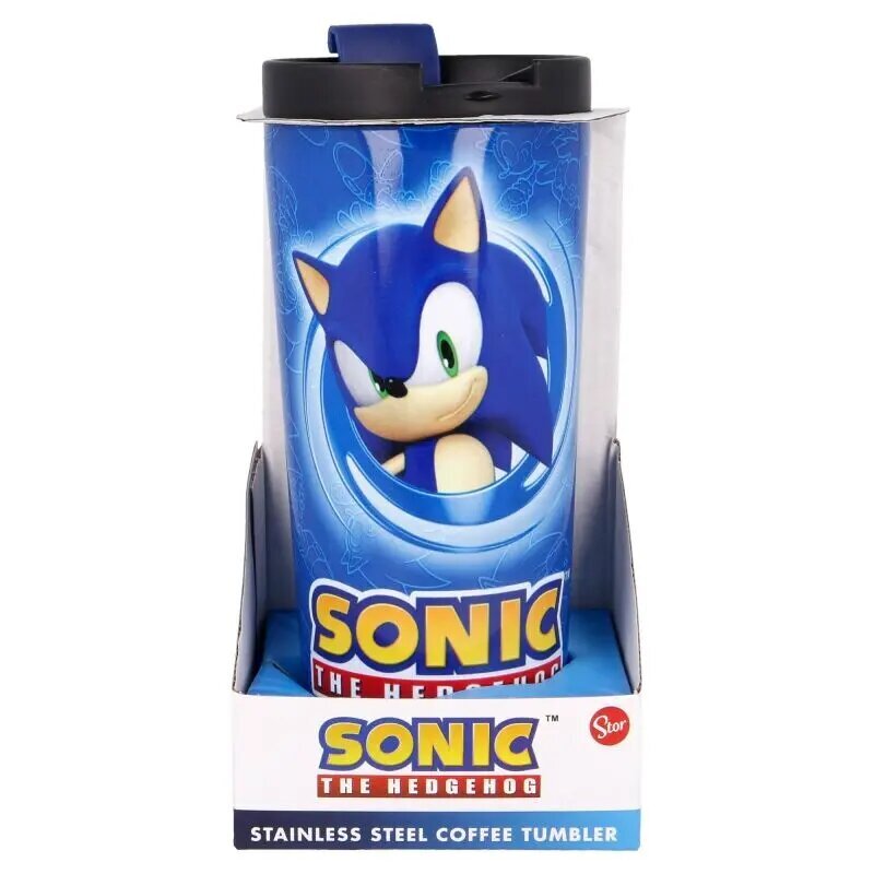Sonic the Hedgehog roostevabast terasest kohvi trumli 425ml hind ja info | Joogipudelid | kaup24.ee