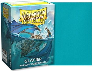 Mängukaartide kohver Dragon Shield Standard Matte Dual Sleeves, Glacier Miniom 100 tk hind ja info | Lauamängud ja mõistatused | kaup24.ee