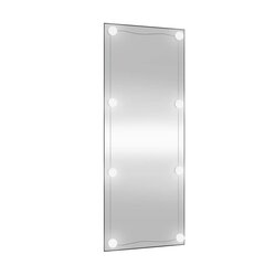 vidaXL seinapeegel LED-tuledega, 40 x 100 cm, klaas, ristkülik цена и информация | Зеркала | kaup24.ee