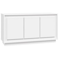 vidaXL puhvetkapp, valge, 102 x 35 x 55 cm, tehispuit hind ja info | Elutoa väikesed kapid | kaup24.ee