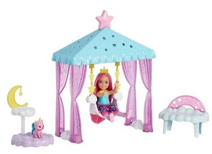 Mattel Barbie Dreamtopia: Chelsea - Chelsea nuku fantaasia mängukomplekt (HLC27) цена и информация | Игрушки для девочек | kaup24.ee