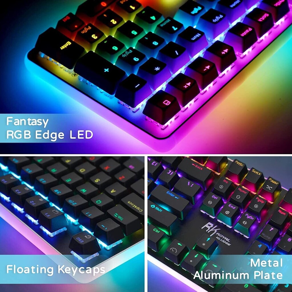 Royal Kludge RK918 Red Switches hind ja info | Klaviatuurid | kaup24.ee