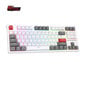 Klaviatuur Royale Kludge RK R87, Red Switches, Valge hind ja info | Klaviatuurid | kaup24.ee