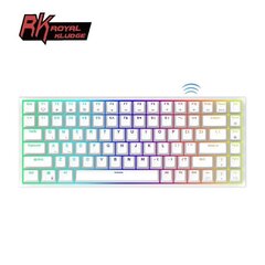 Klaviatuur Royal Kludge RK84, Brown Switches, Valge цена и информация | Клавиатуры | kaup24.ee