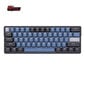 Klaviatuur Royal Kludge RK61 Plus TKL, 60%, Hot-swap, Blue Switches, US, Must/Sinine hind ja info | Klaviatuurid | kaup24.ee