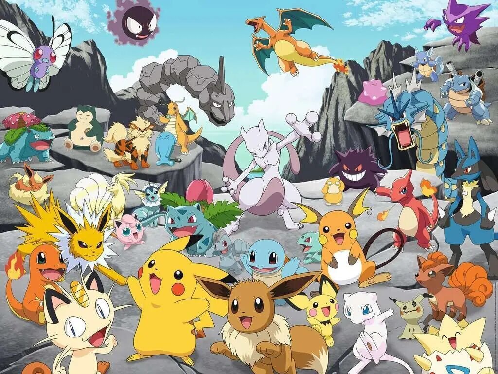 Pokémon Jigsaw pusle Pokémon Klassika (1500 tükki) hind ja info | Pusled | kaup24.ee