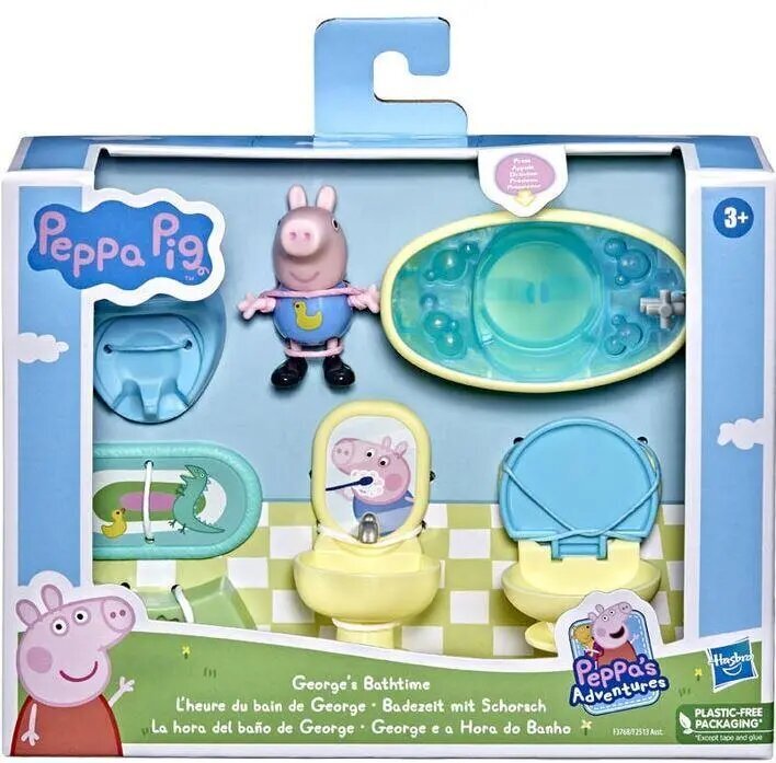 Hasbro Peppa põrsas: Georges Bathtime (F3768) hind ja info | Tüdrukute mänguasjad | kaup24.ee