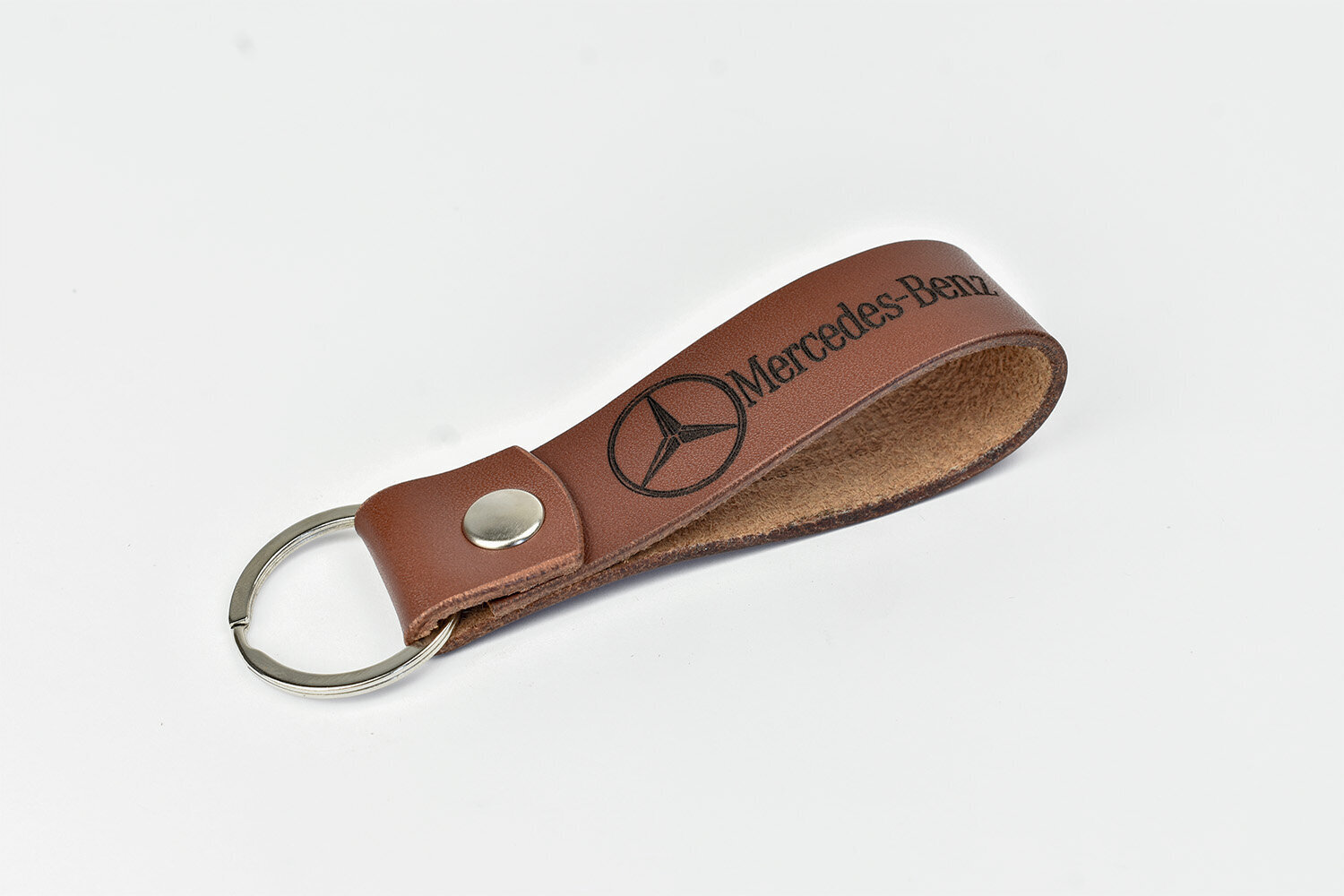 Mercedes-Benz nahast võtmehoidja, pruun hind ja info | Originaalsed võtmehoidjad | kaup24.ee