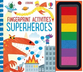 Fingerprint Activities Superheroes цена и информация | Книги для малышей | kaup24.ee