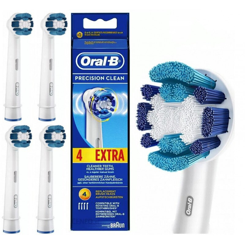 Hambaharja otsikud Oral-B Precision Clean, 4 tk цена и информация | Elektriliste hambaharjade otsikud | kaup24.ee