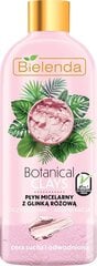 Mitsellaarvesi kuivale nahale Bielenda Botanical Clays Vegan Micellar Liquid With Pink Clay For Dry And Dehydrated Skin, 500ml hind ja info | Näopuhastusvahendid | kaup24.ee