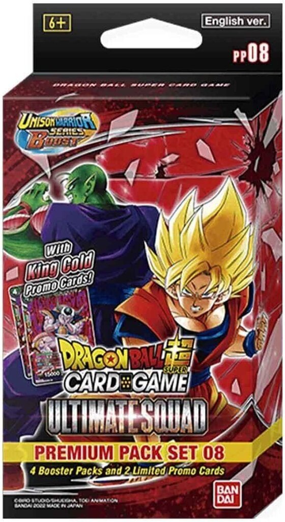 Lauamäng DragonBall Super CCG Unison Warrior Series Set 8 Ultimate Squad Premium Pack, ENG hind ja info | Lauamängud ja mõistatused | kaup24.ee