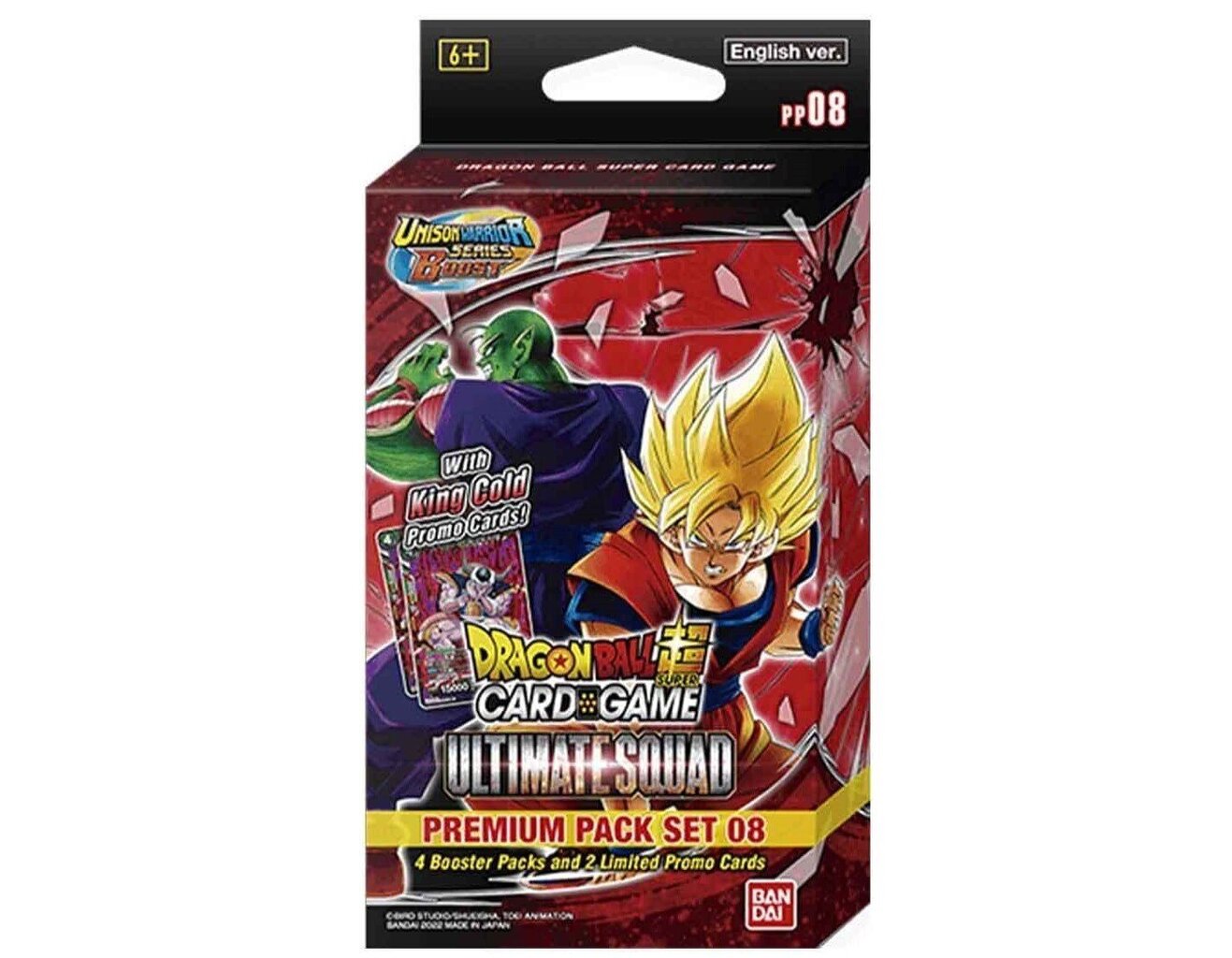 Lauamäng DragonBall Super CCG Unison Warrior Series Set 8 Ultimate Squad Premium Pack, ENG hind ja info | Lauamängud ja mõistatused | kaup24.ee