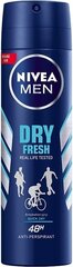 Спрей-дезодорант для мужчин Nivea Dry Fresh, 150 мл цена и информация | Дезодоранты | kaup24.ee
