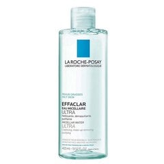 LA ROCHE POSAY Effaclar Mitsellaarne vesi rasusele nahale, kalduvusega akne moodustumiseks 400 ml hind ja info | Näopuhastusvahendid | kaup24.ee