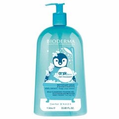 BIODERMA ABCDerm Gel moussant Vahtgeeli puhastamine imikutele ja lastele 1L цена и информация | Косметика для мам и детей | kaup24.ee