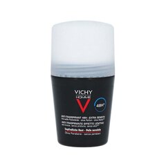 VICHY Homme Kuuli deodorant antipersipersonal, mis reguleerib liigset higistamist 48H tundliku naha jaoks 50 ml hind ja info | Deodorandid | kaup24.ee