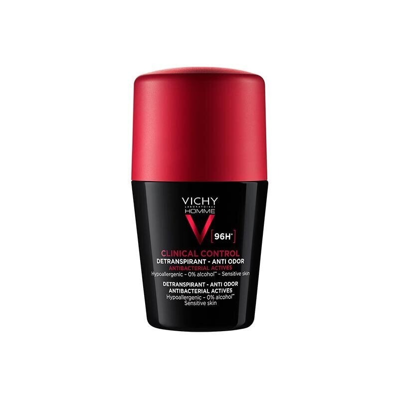 VICHY Homme Deo Clinical control Deodorant meestele 96n 50 ml цена и информация | Deodorandid | kaup24.ee