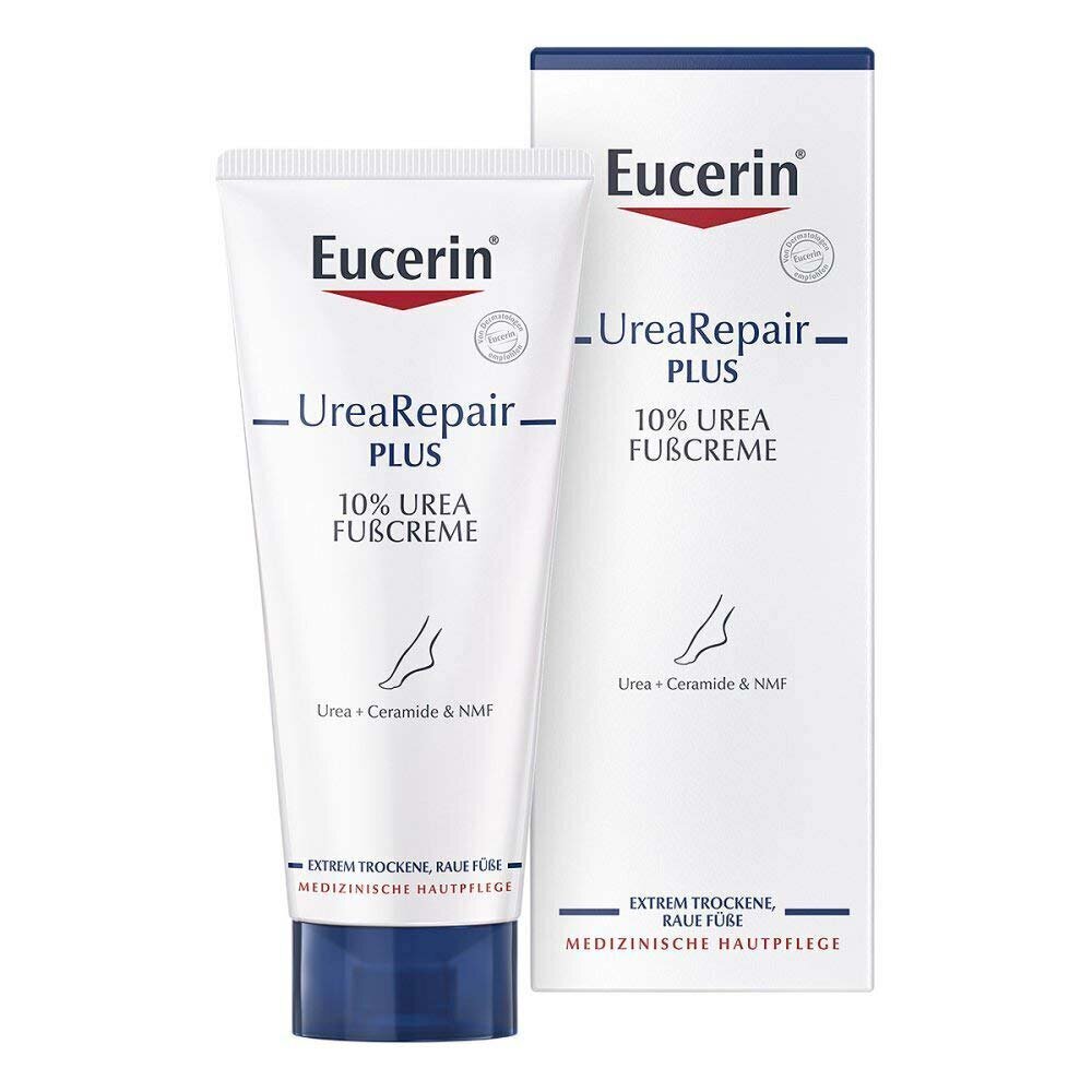 EUCERIN UreaRepair PLUS Jalakreem 100 ml цена и информация | Kehakreemid, kehaspreid | kaup24.ee