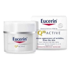 EUCERIN Q10 Active päevane kreem kortsude vastu 50 ml цена и информация | Кремы для лица | kaup24.ee