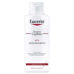 EUCERIN Dermo Capillaire pH5 šampoon tundliku peanaha jaoks 250 ml hind ja info | Šampoonid | kaup24.ee