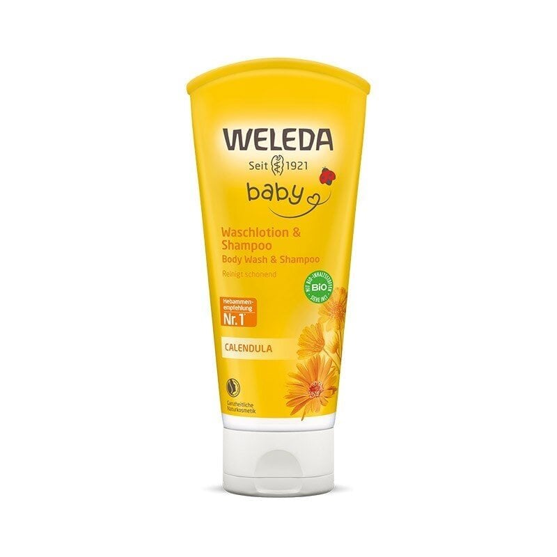 Weleda Calendula Baby Shampoo 200 ml цена и информация | Laste ja ema kosmeetika | kaup24.ee