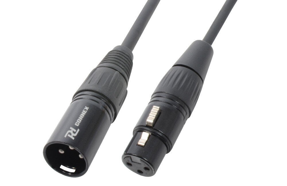 PD-Connex CX35-1 kaabel XLR F/M 1,5m must цена и информация | Kaablid ja juhtmed | kaup24.ee