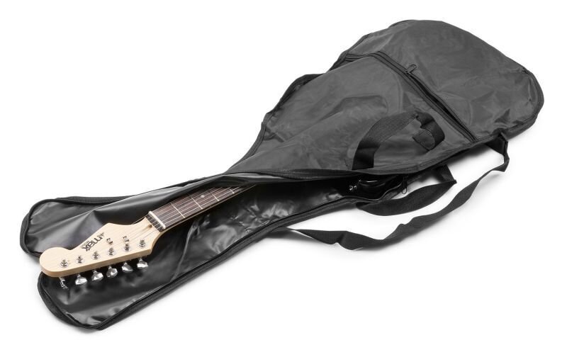 Max GigKit elektrikitarri komplekt koos kitarrialusega, punane hind ja info | Kitarrid | kaup24.ee
