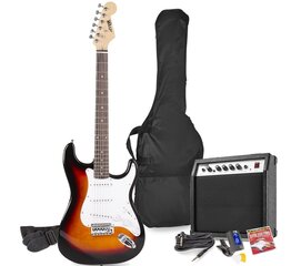 Комплект электрогитары MAX GigKit, включая подставку для гитары - Sunburst цена и информация | Гитары | kaup24.ee