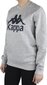 Poiste dressipluus Kappa Kappa Sertum Junior Sweatshirt 703797J154101M, hall цена и информация | Poiste kampsunid, vestid ja jakid | kaup24.ee