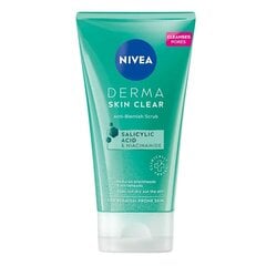 Скраб против несовершенств кожи Nivea Derma Skin Clear, 150мл цена и информация | Аппараты для ухода за лицом | kaup24.ee