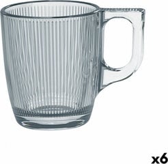 Tass Luminarc Stripy Läbipaistev Klaas (90 ml) (6 Ühikut) hind ja info | Klaasid, tassid ja kannud | kaup24.ee