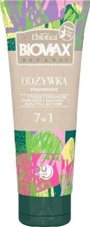 Express palsam Lbiotica biovax Botanic 7in1, 200 ml цена и информация | Juuksepalsamid | kaup24.ee