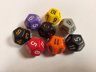 Mängutäringud Chessex d12 Polyhedral Dice, 1 tk hind ja info | Lauamängud ja mõistatused | kaup24.ee