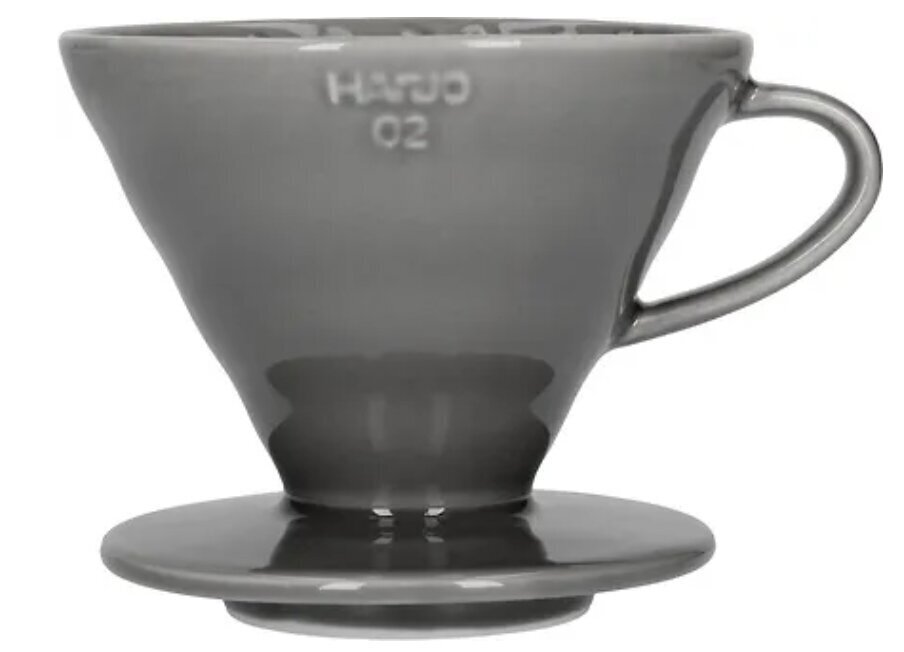 Hario V60 Dripper 02 keraamiline kohvifilter, hall цена и информация | Kohvikannud, teekannud | kaup24.ee