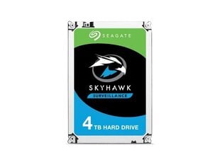 Seagate SkyHawk 4 TB, SATA 6 Gb/s ST4000VX007 hind ja info | Sisemised kõvakettad (HDD, SSD, Hybrid) | kaup24.ee