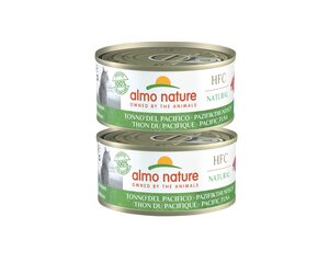 Konserv kassidele Almo Nature HFC Natural, vaikse ookeani tuunikala, 2x150g hind ja info | Konservid kassidele | kaup24.ee