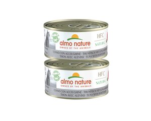 Konserv kassidele Almo Nature HFC Natural, tuunikala kalamaimudega, 2x150g hind ja info | Konservid kassidele | kaup24.ee