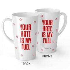 XL Tass Sinu vihkamine on minu kütus, keraamiline hind ja info | Originaalsed tassid | kaup24.ee