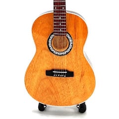 Мини классическая гитара, масштаб 1:4 цена и информация | Другие подарки | kaup24.ee