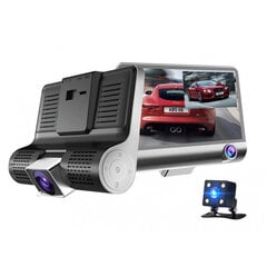 DVR Triple kõrglahutusega IPS-ekraan, 170-kraadine videosalvesti koos tagumise videokaameraga цена и информация | Видеорегистраторы | kaup24.ee