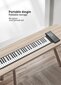 Painduv silikoonist kaasaskantav elektrooniline klaver PB88 цена и информация | Arendavad mänguasjad | kaup24.ee