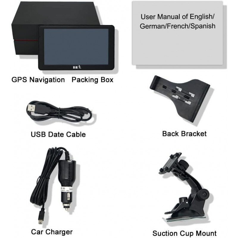 GPS navigatsioon IHEX 7X Plius цена и информация | GPS seadmed | kaup24.ee