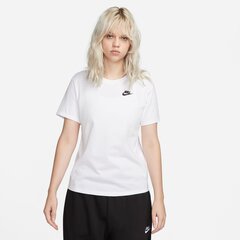 Nike naiste T-särk NSW TEE CLUB, valge цена и информация | Женские футболки | kaup24.ee