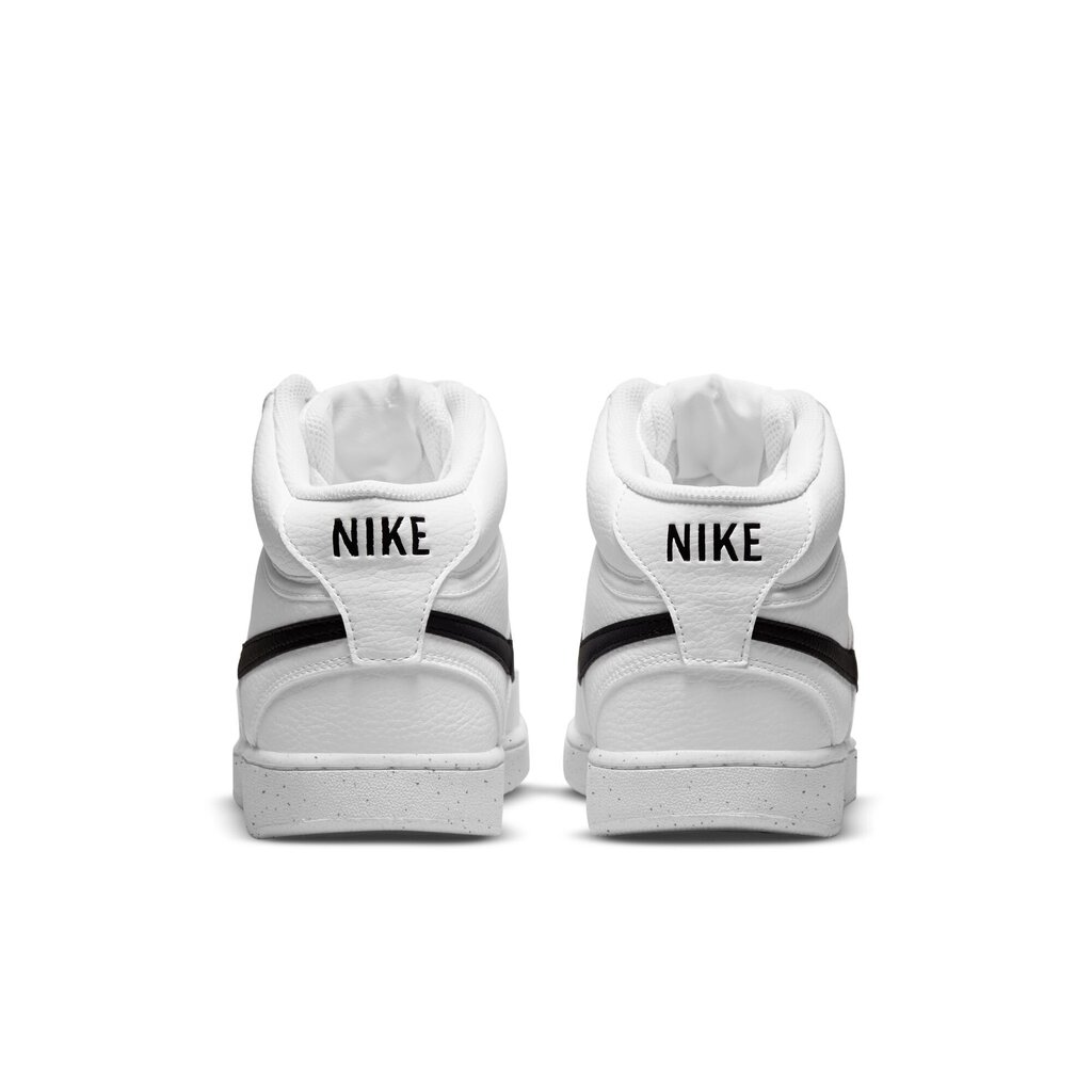 Nike meeste vabaajajalatsid COURT VISION MID NN, valge-must цена и информация | Spordi- ja vabaajajalatsid meestele | kaup24.ee