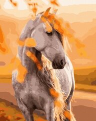 Картина по номерам 40x50 cm.  "Лошадь в листьях" цена и информация | Живопись по номерам | kaup24.ee