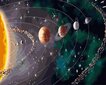 Maalimine numbrite järgi - maalimise komplekt 40x50 cm. "Planets around the Sun" hind ja info | Maalid numbri järgi | kaup24.ee