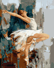 Maalimine numbrite järgi - maalimise komplekt 40x50 cm. "Ballerina on Stage" цена и информация | Живопись по номерам | kaup24.ee