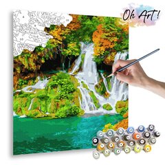 Картина по номерам 40x50 cm.  "Красочный водопад" цена и информация | Живопись по номерам | kaup24.ee